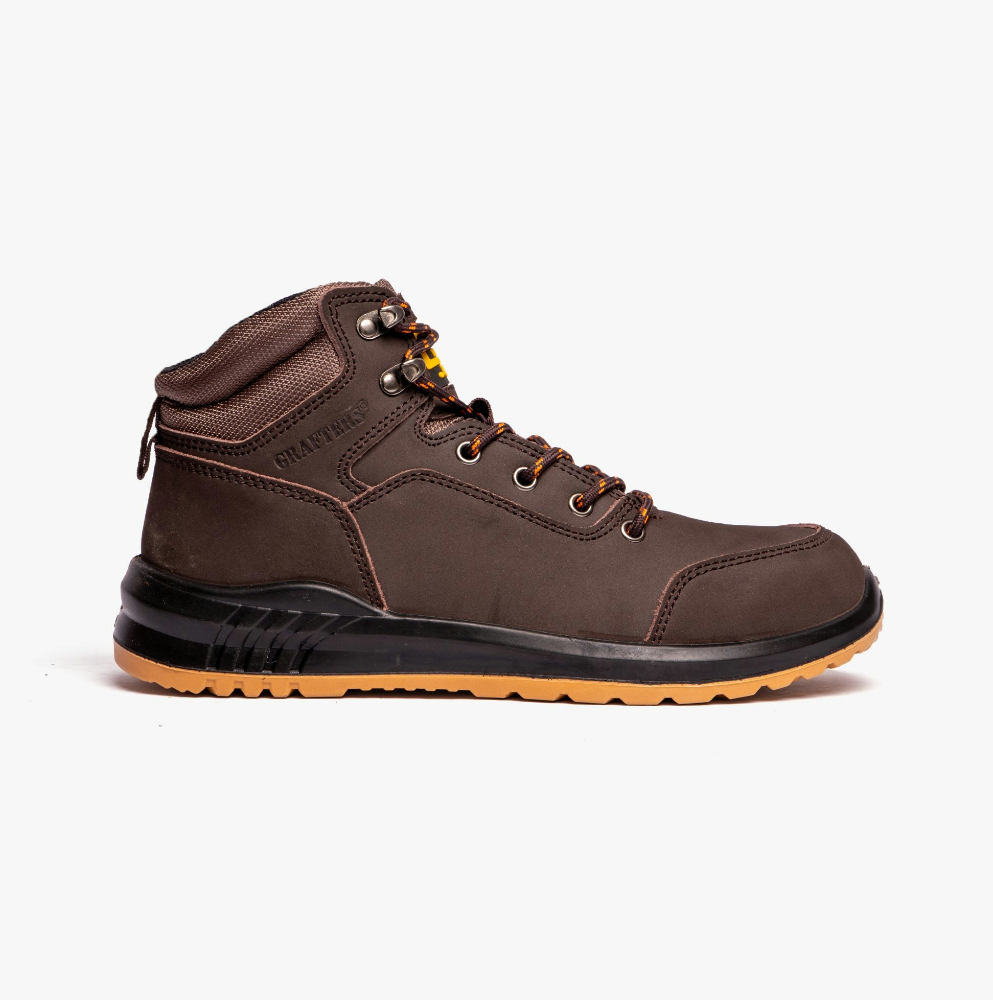 Grafters Unisex Brown M513b Safety Boots - Uk 9
