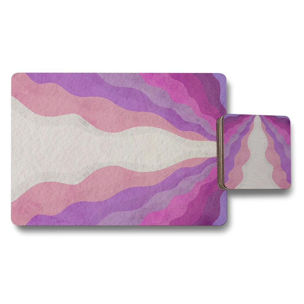 Rackhams Set Of 12 Placemats And Coasters With Designer Artwork 11 By 8 Inches
