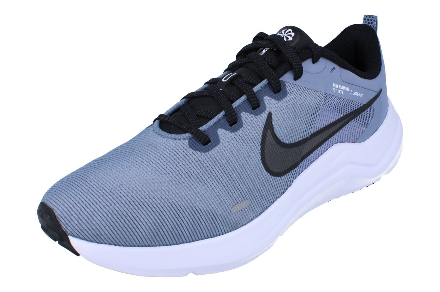 Nike Men's Black/Cobalt Downshifter 12 Dd9293 401 - Uk 9 | Us 10 | Eu 44