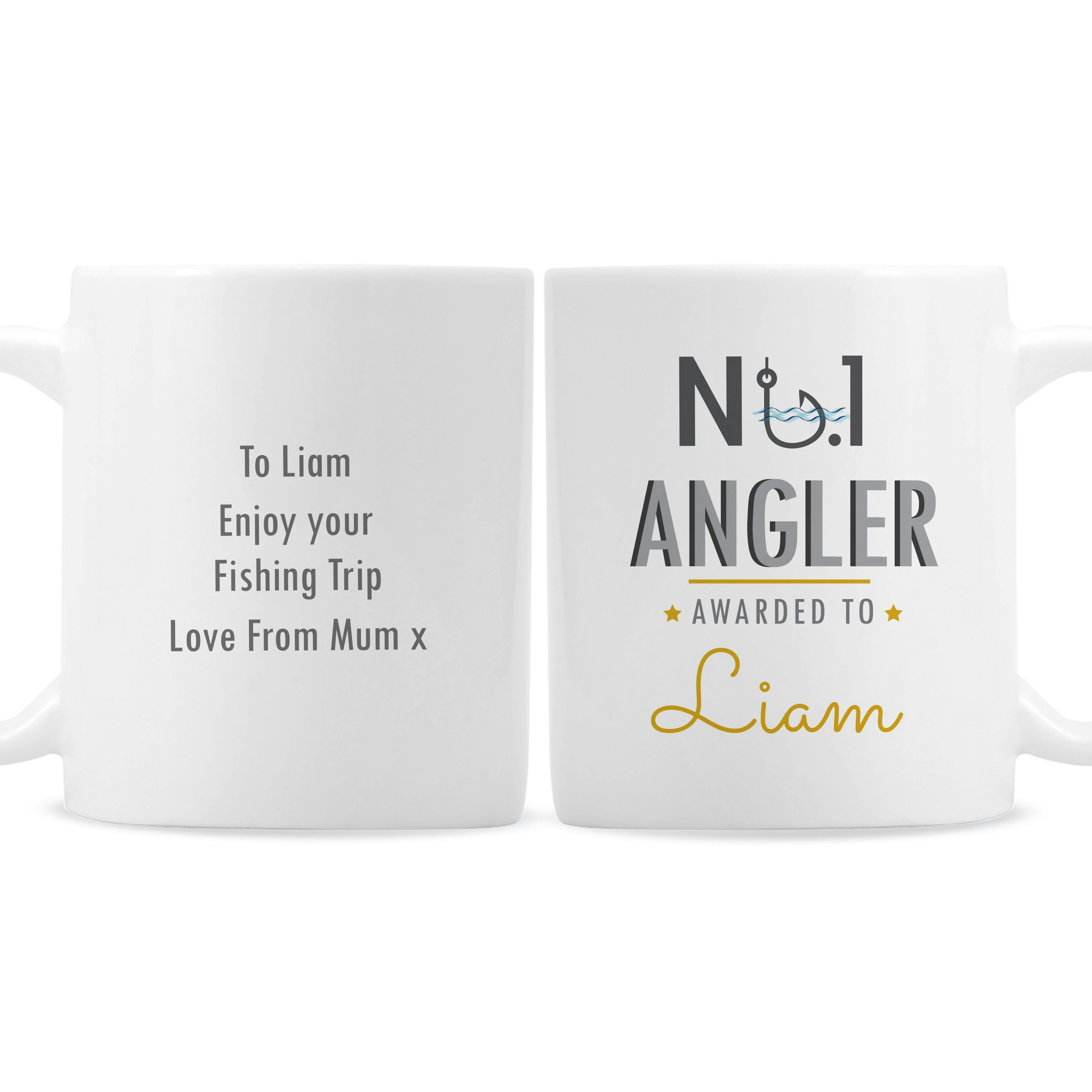 Rackhams Personalised No.1 Angler Mug