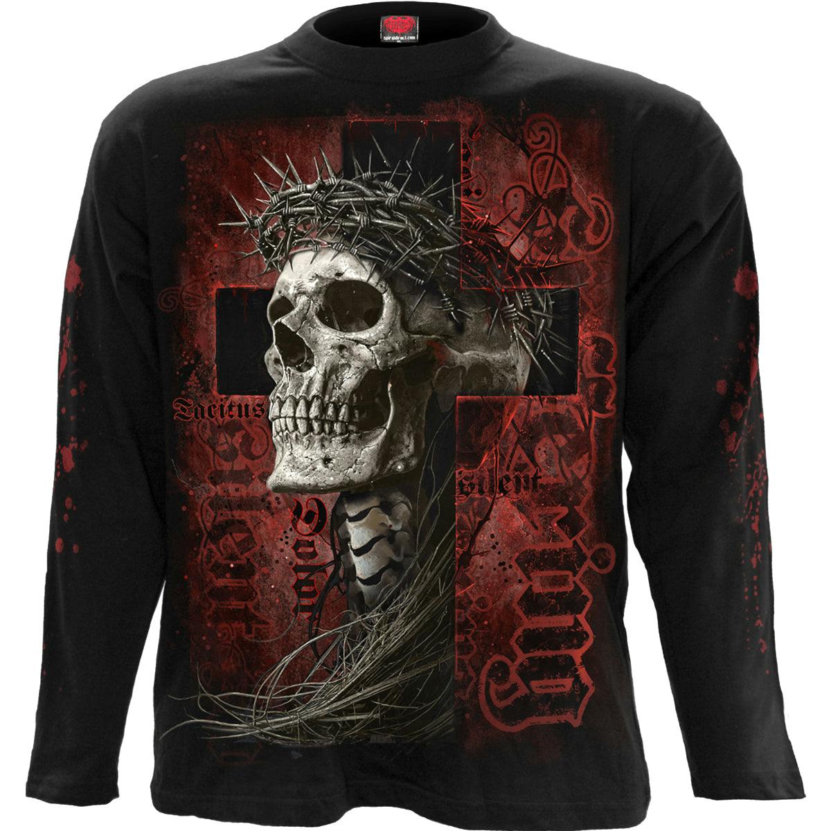 Spiral Direct Black Silent Suffering - Longsleeve T-Shirt - Xl