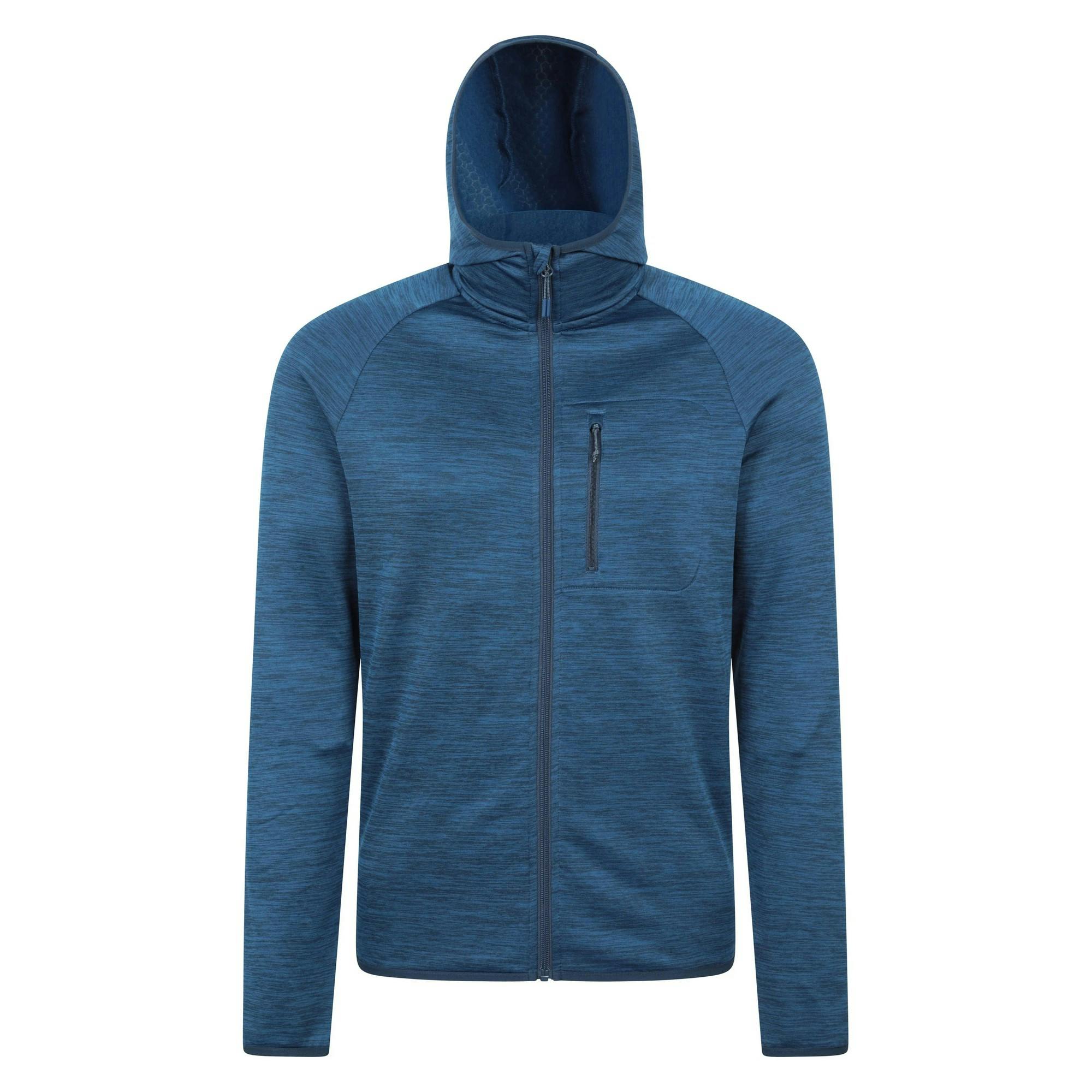 Mountain Warehouse Men's Dark/Blue Marker Active Hoodie - M - 100% Mixed