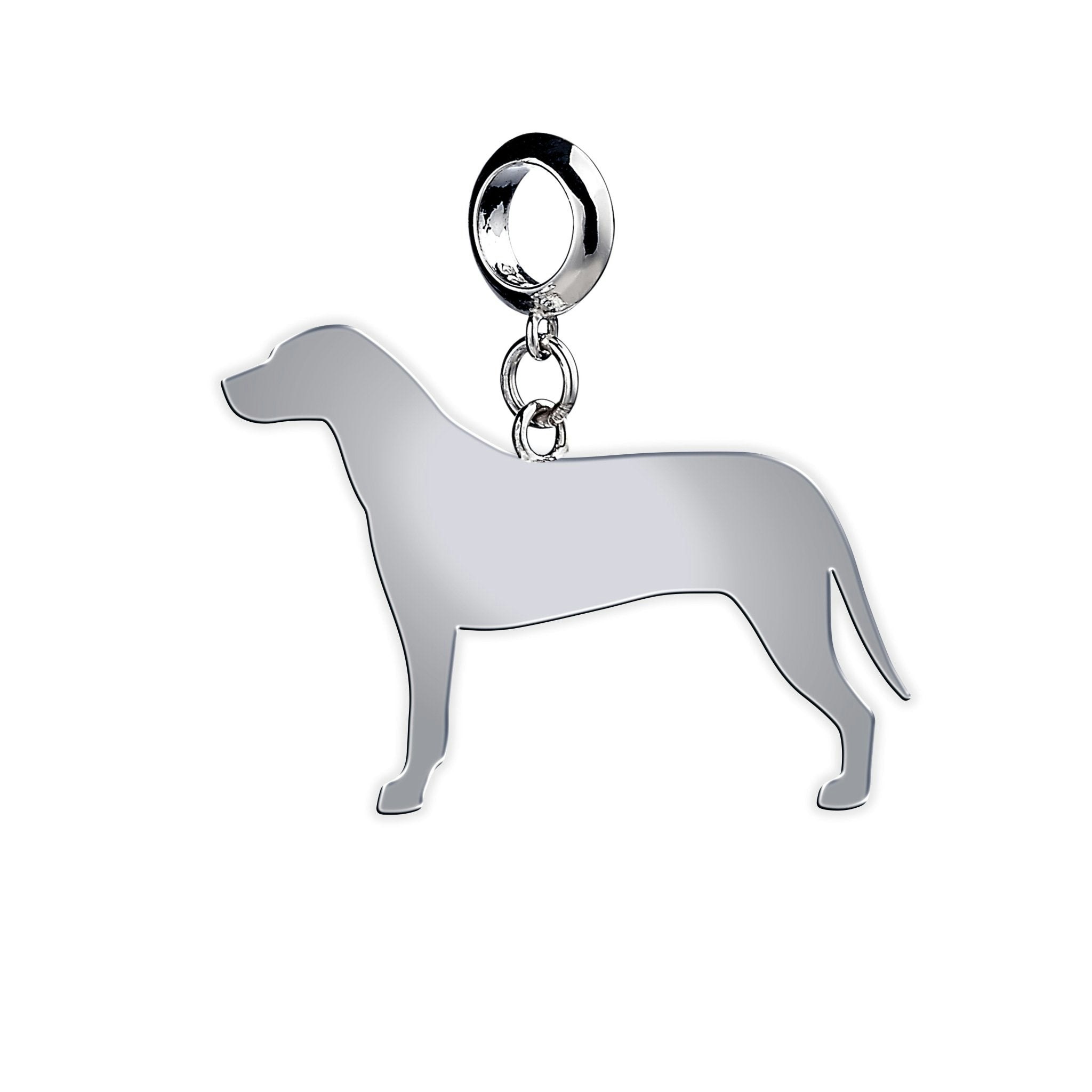 Mylee London Silver Hamiltonstovare Silhouette Charm - Yes - Slider Charm