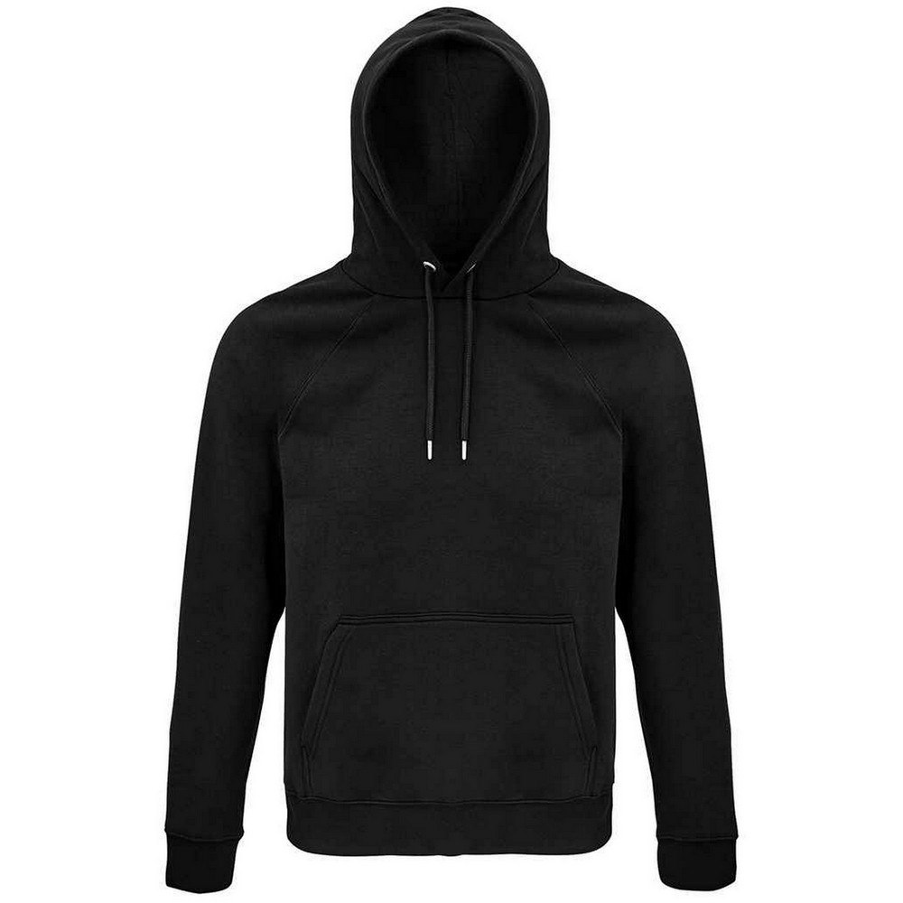 Sol's Men's Black Stellar Hoodie In | Size: Medium - Image 2