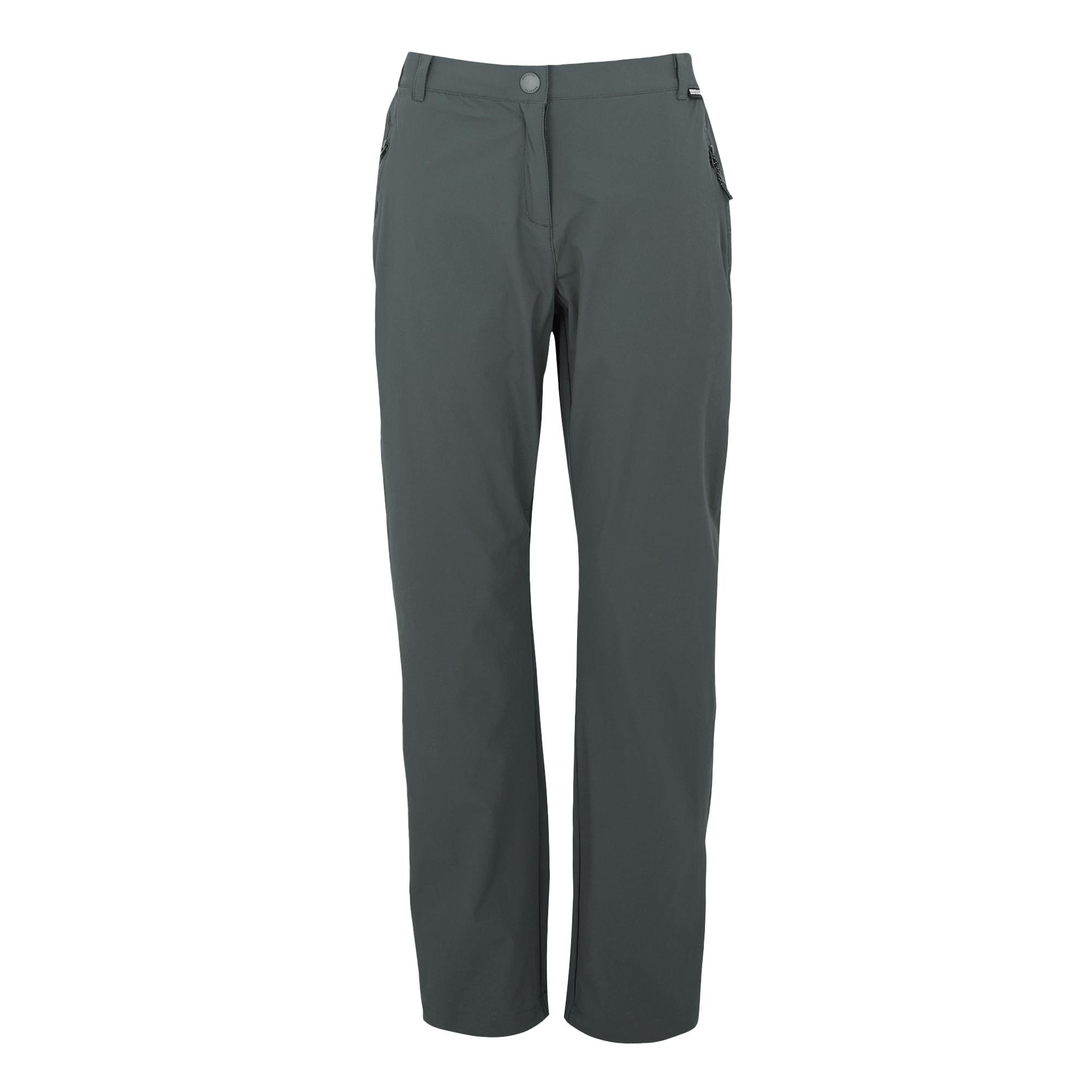 Regatta Women's Light/Grey Travel Ii Packaway Hiking Trousers - Seal - Seal - 18 Uk R - 100% Mixed
