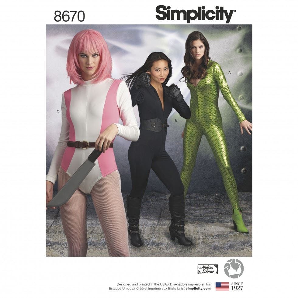 Simplicity Women's Sewing Pattern 8670, Costumes For H5 (6-8-10-12-14) - Intermediate - H5 (6-8-10-12-14)