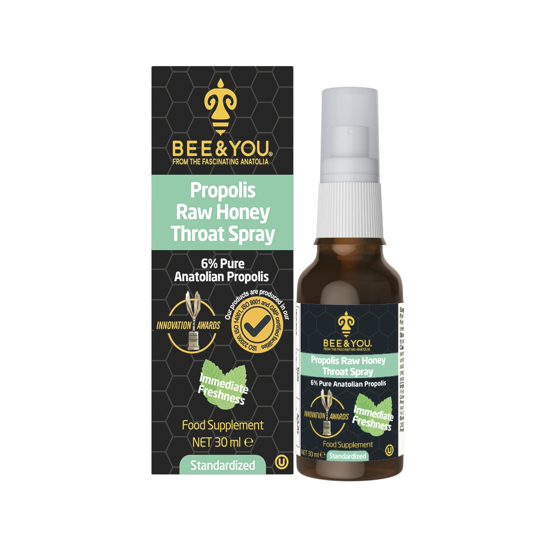 Bee & You Propolis Raw Honey Throat Spray 30Ml - 30Ml