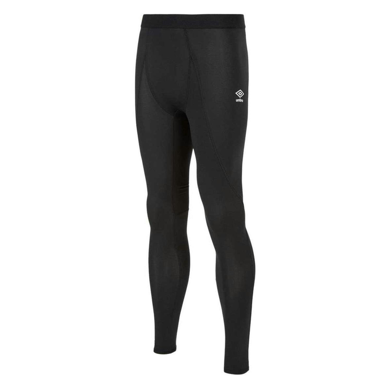 Umbro Women's Black Core Power Tights - L - 93% Polyester/7% Elastane