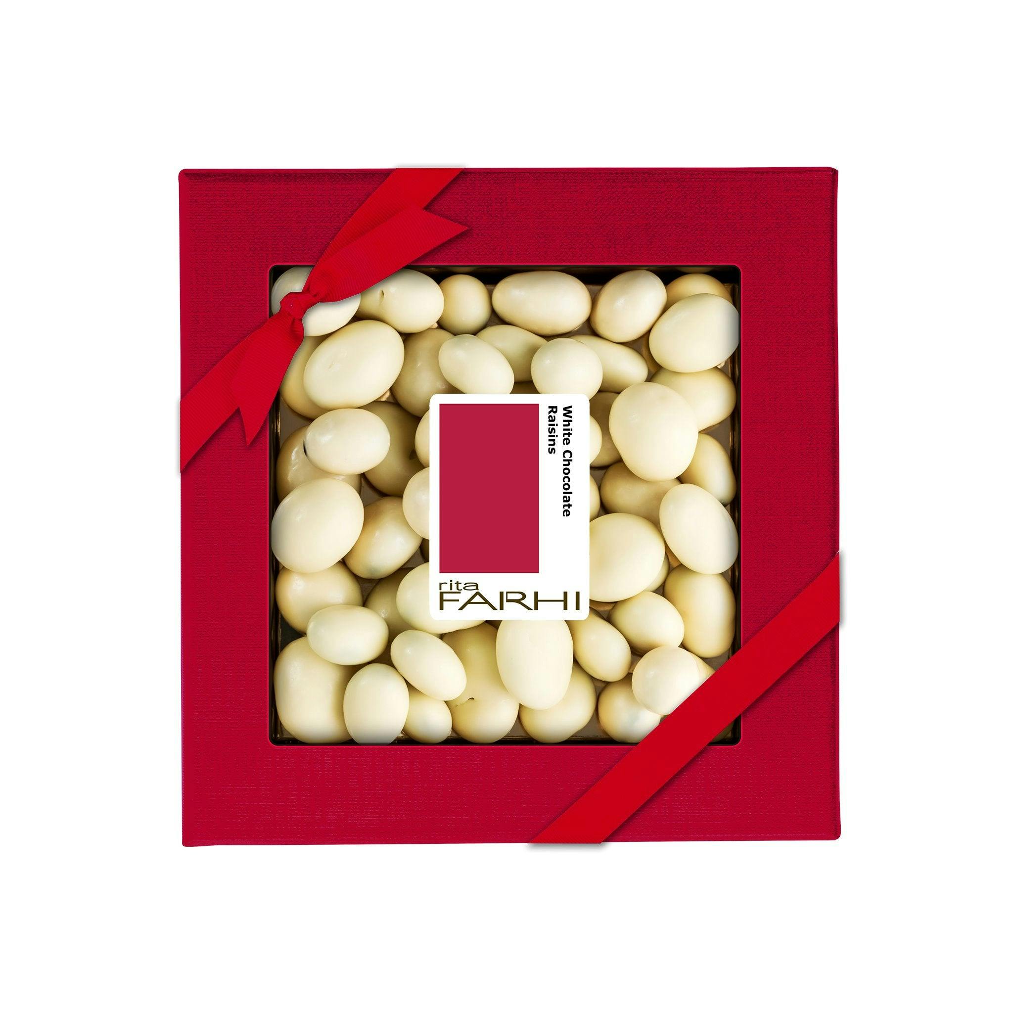 Rita Farhi White Chocolate Coated Jumbo Raisins, Palm Oil Free, 250G