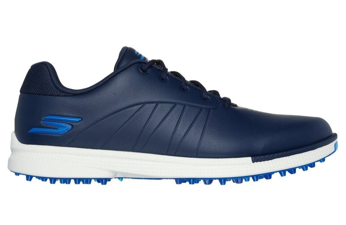 Skechers Men's Go Golf Tempo Shoes Spikeless Waterproof Navy 214099 - Uk 7 Eu 41