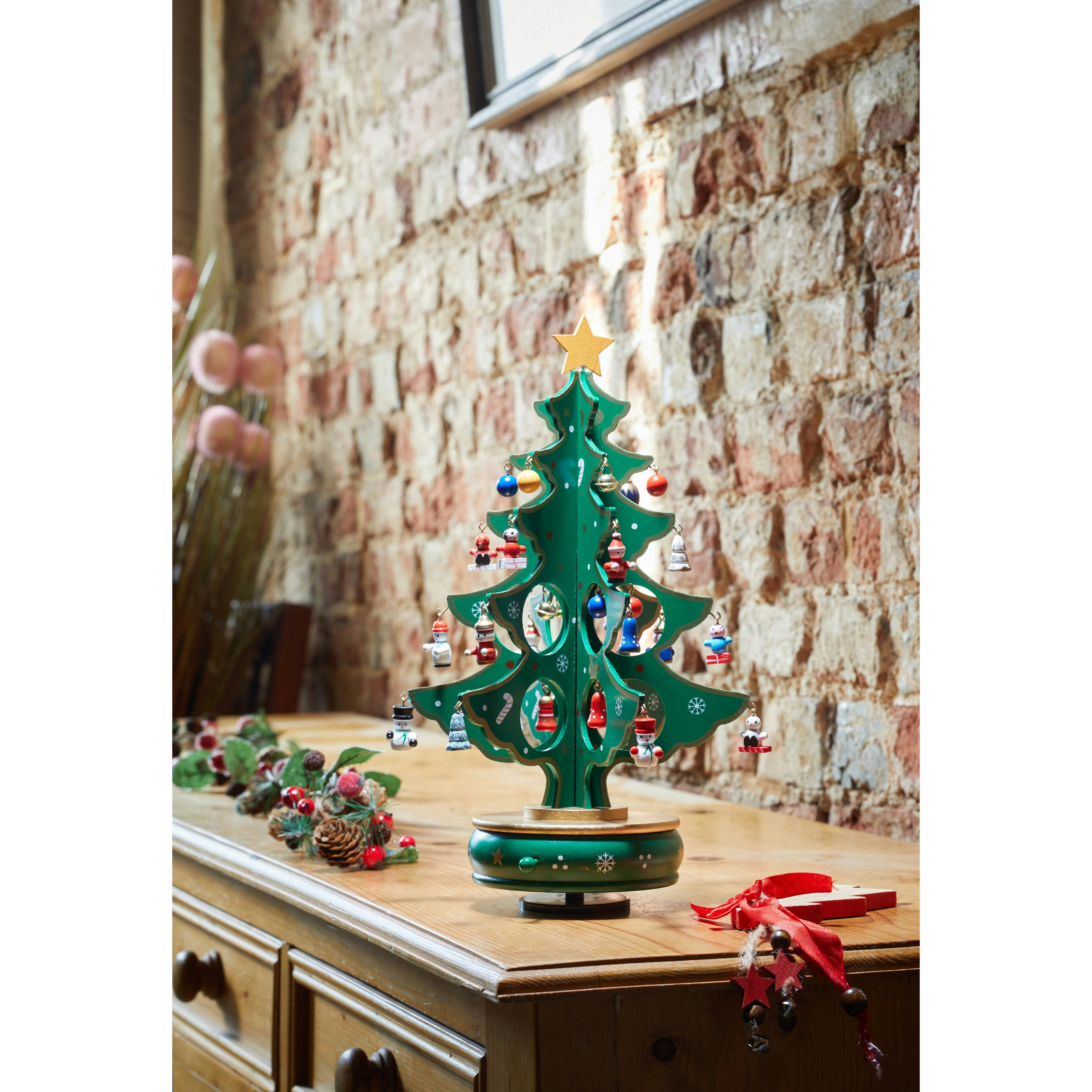 Mysmartbuy Unisex Multicolor Musical Spinning Traditional Christmas Tree Ornament - Image 2