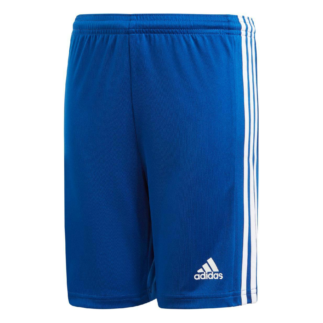 Adidas Boys Blue / Girls Squadra 21 3 Stripes Shorts Gk9156 - 164 13-14 Years