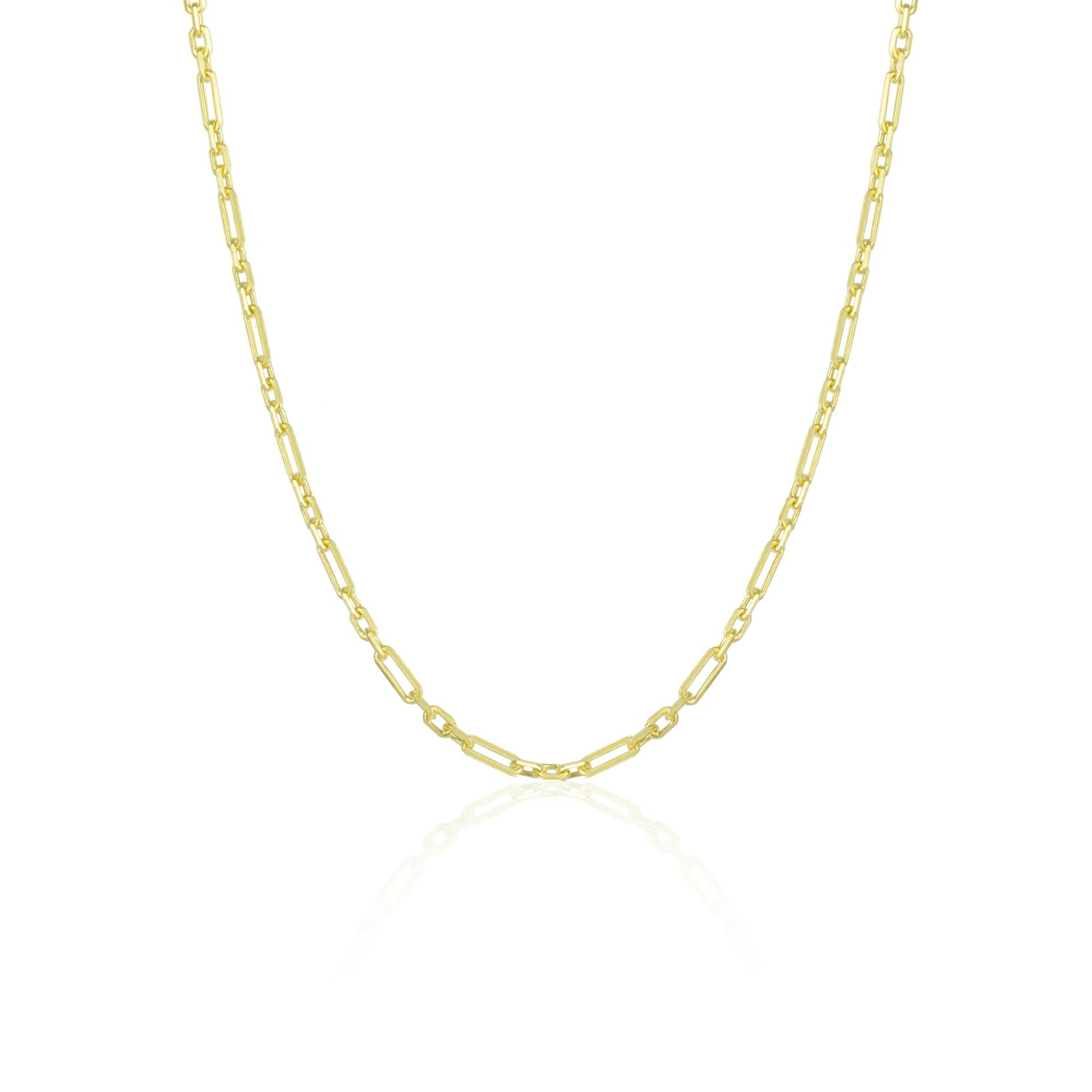 Spero London Silver/Gold Sterling Link Chain Necklace