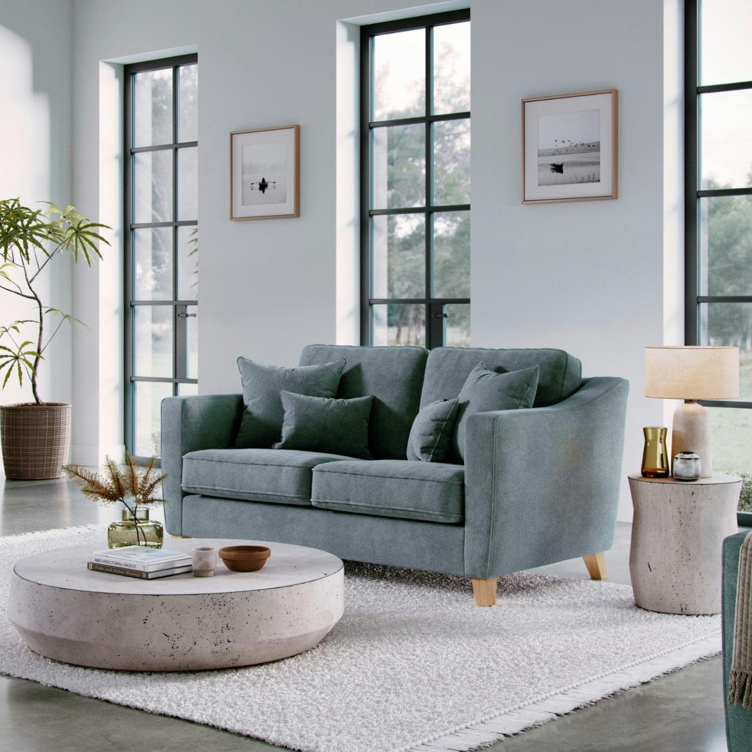 The Great Sofa Company The Elton Small Sofa - Denim