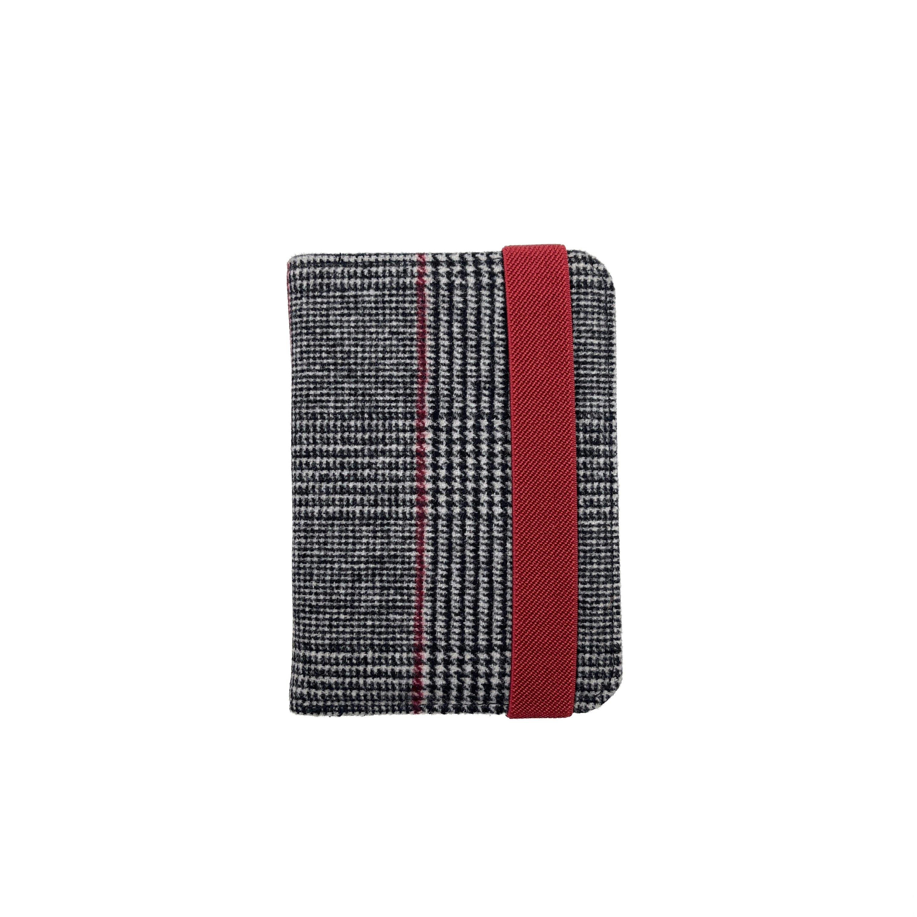 Heritage Traditions Grey Tweed Passport Covers - Prince Of Wales