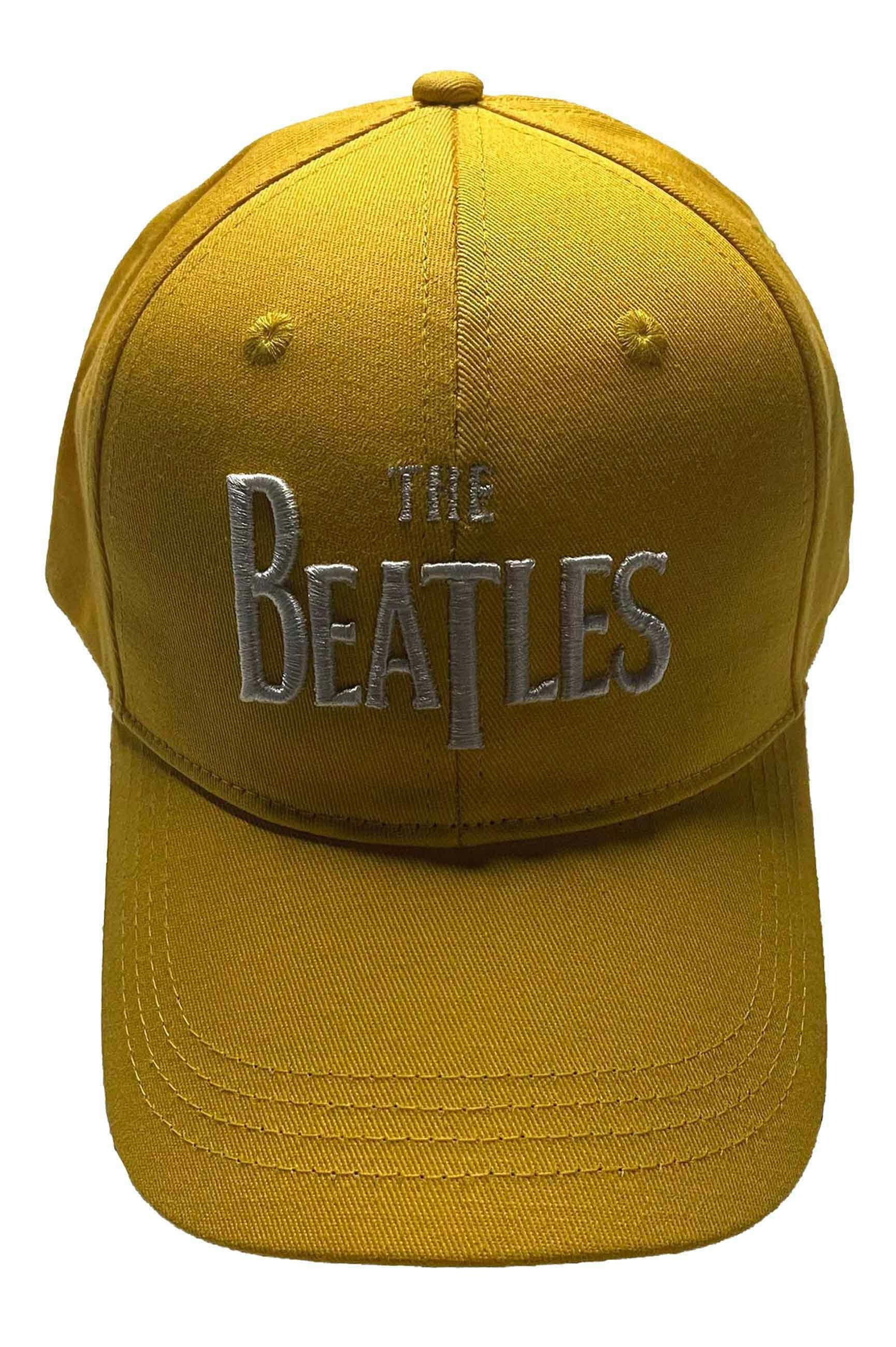 Paradiso Clothing Unisex White/Yellow The Beatles Drop T Band Logo Strapback