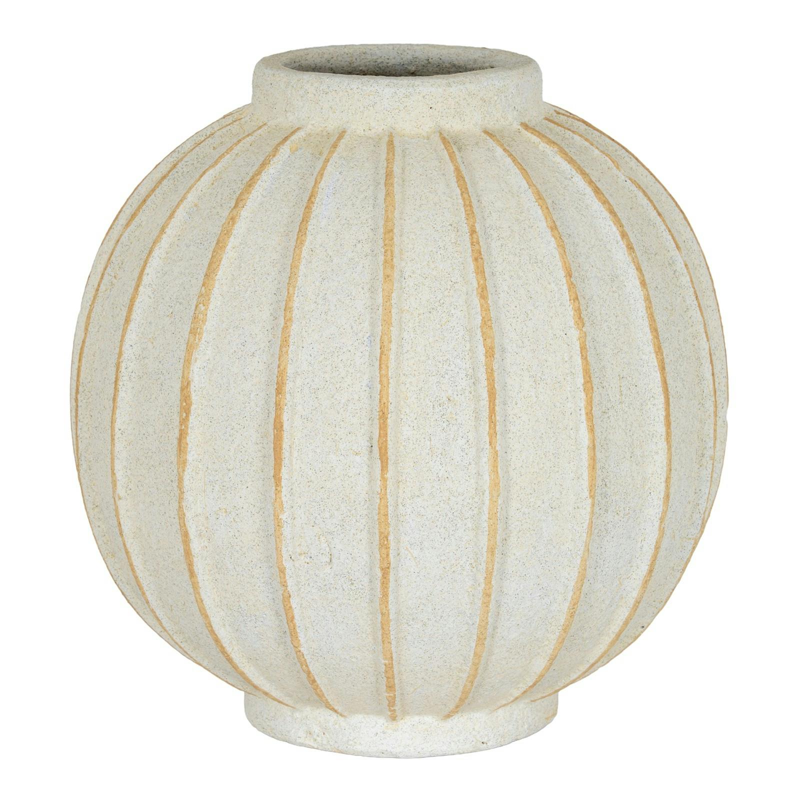 Rackhams White Grove Globe Vase - 25Cm X 25Cm X 25Cm - 100% Mixed