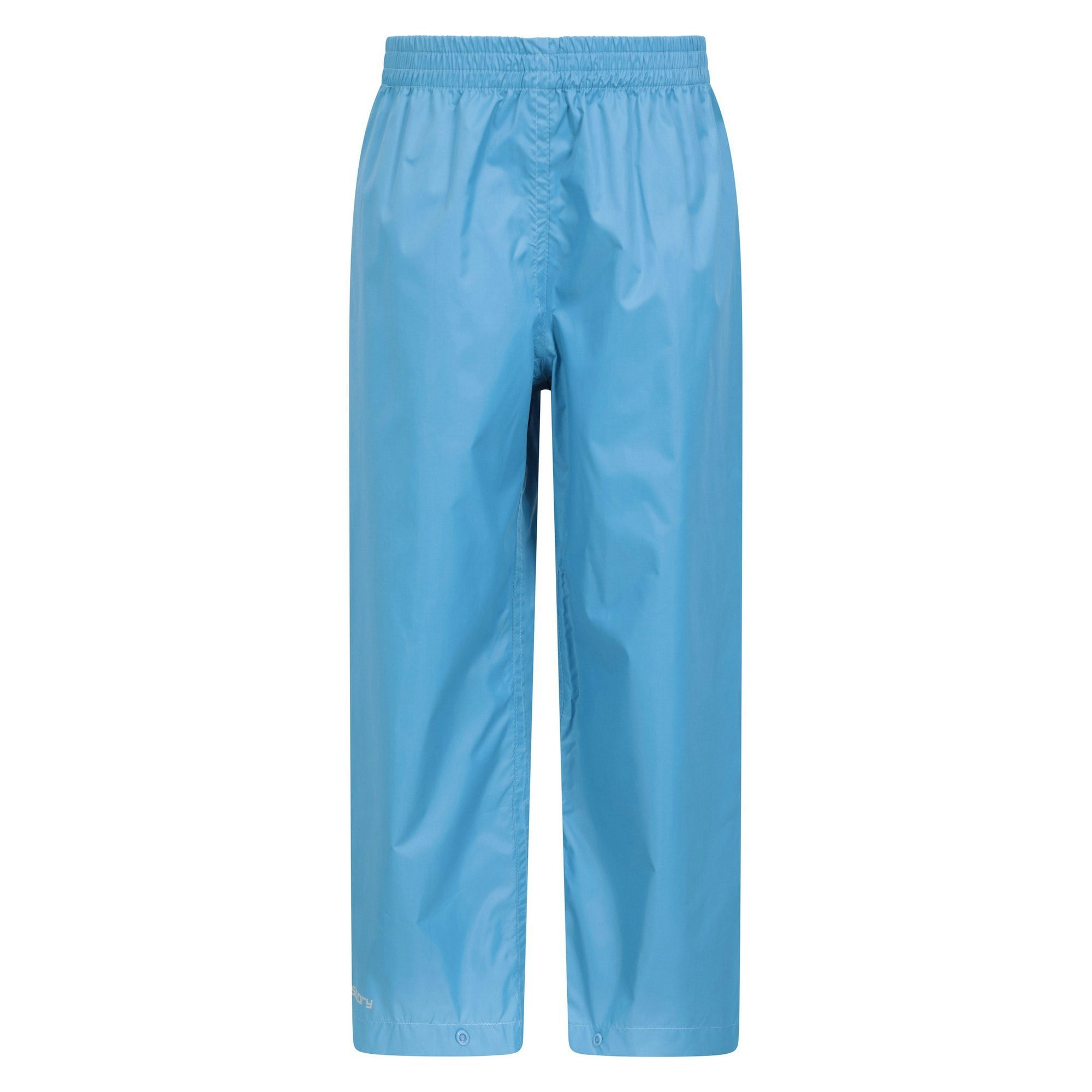 Mountain Warehouse Blue Kids Pakka Ii Waterproof Over Trousers - Size 13 Years