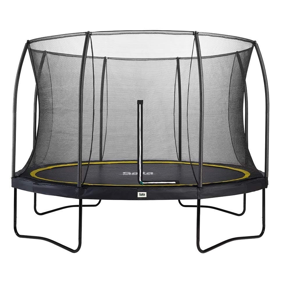 Salta Black 12Ft Round Comfort Edition Trampoline With Enclosure