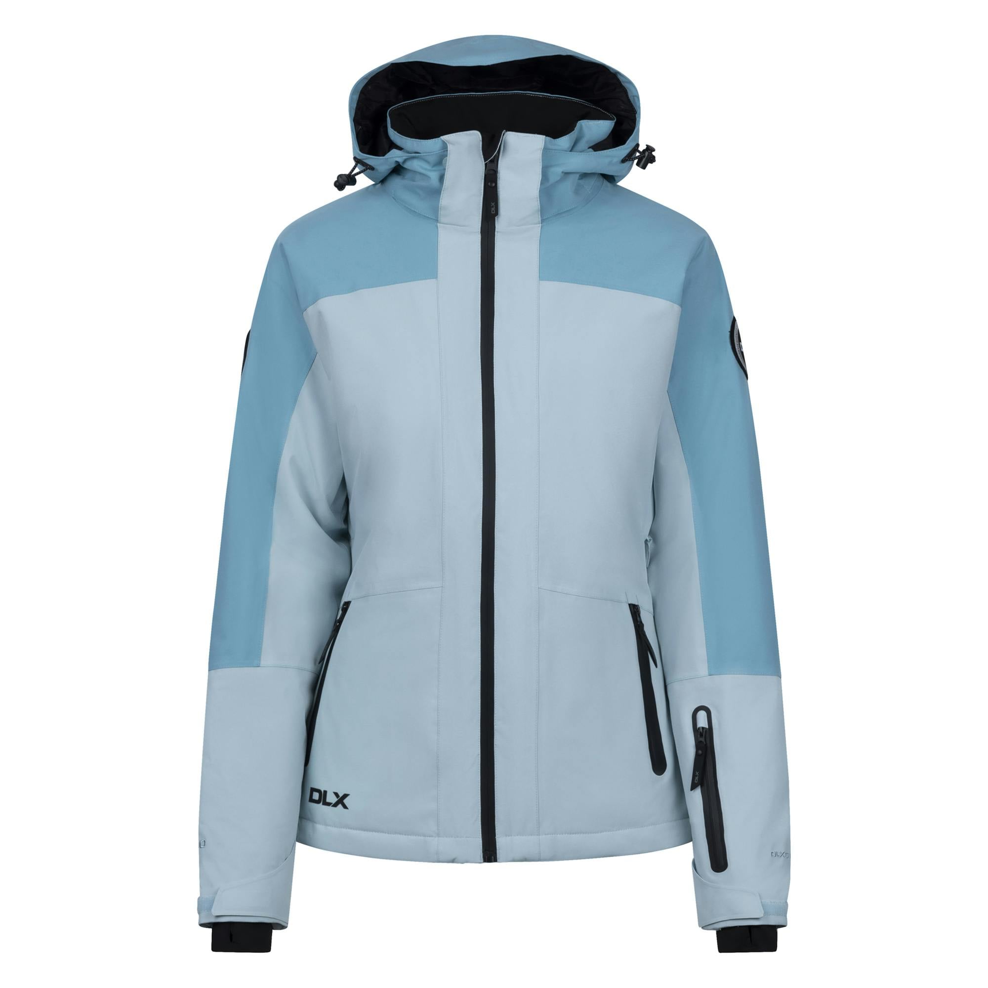 Trespass Women's Erika Dlx Ski Jacket - Seafoam - S - Seafoam - 50% Pu Coated Polyester/25% Polyester/25% Polymide