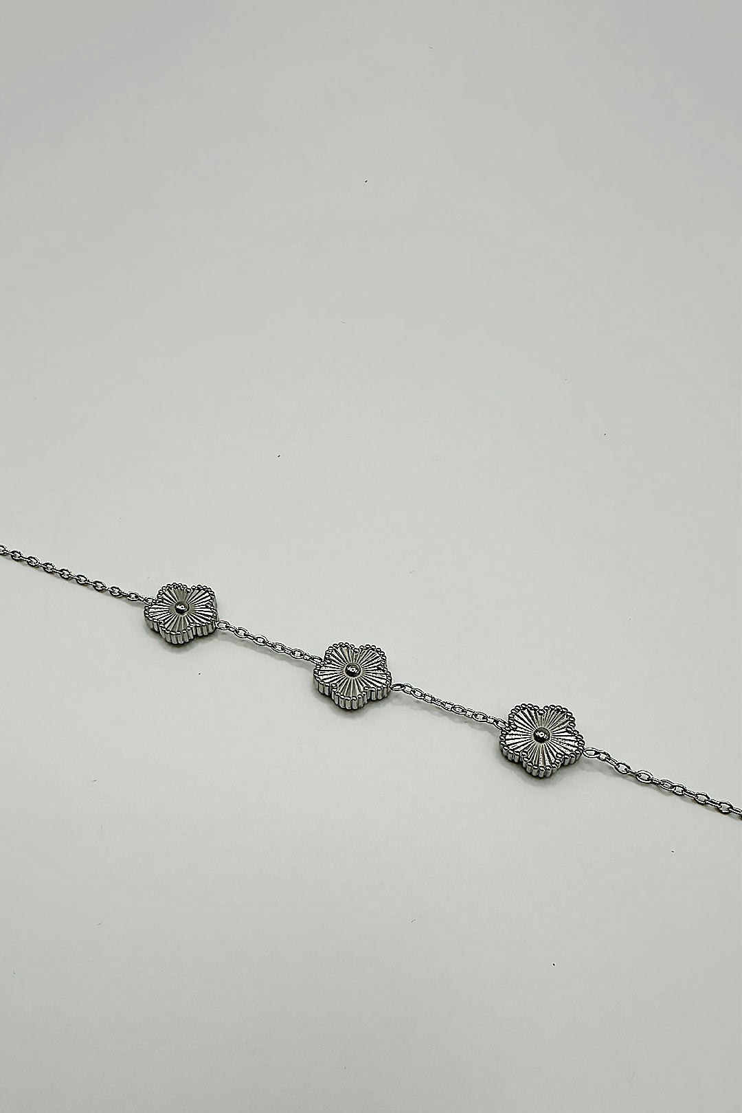 Svnx Silver Floral Bracelet In - One Size