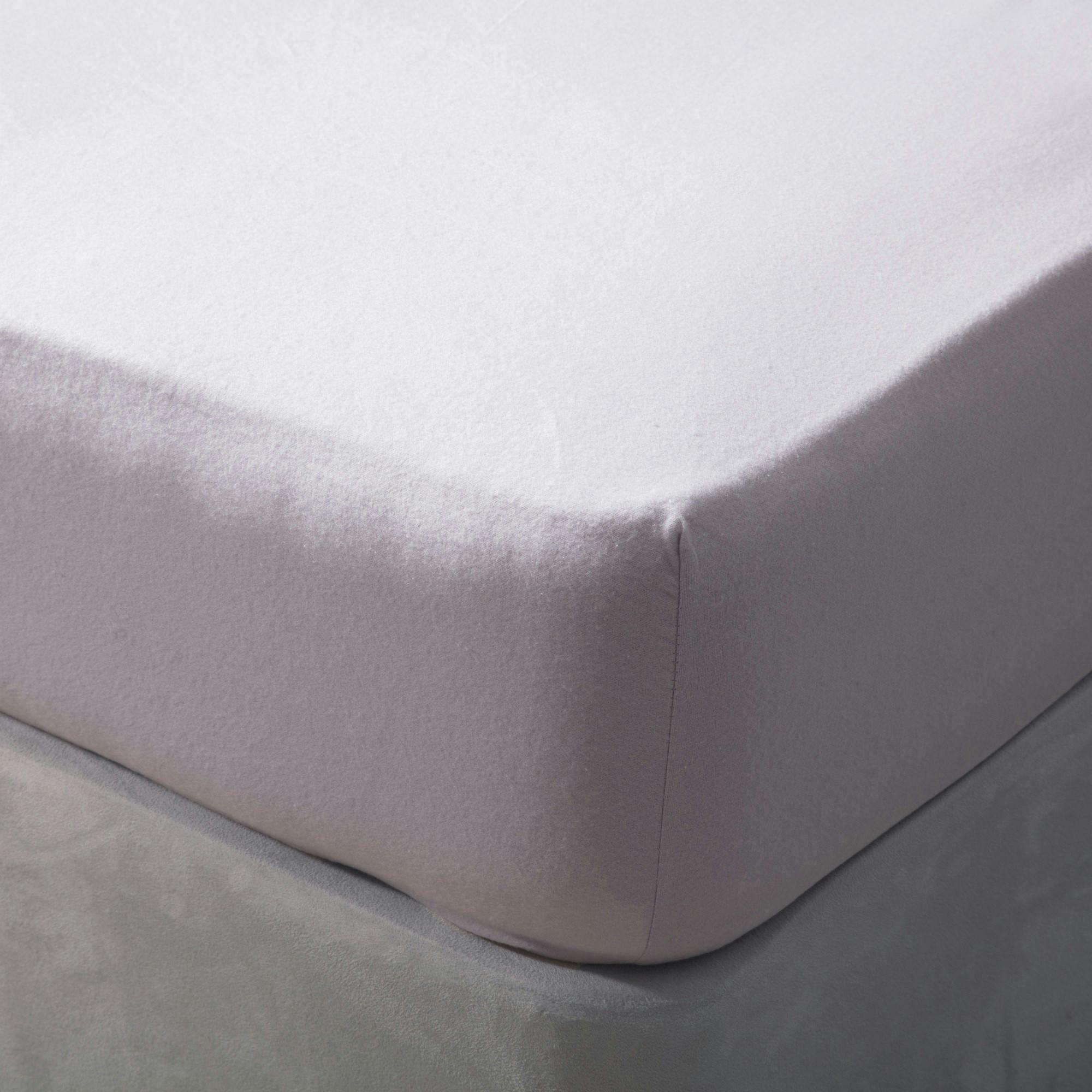 Belledorm Brushed Cotton Extra Deep Fitted Sheet - Heather - Heather - Kingsize - 100% Brushed Cotton
