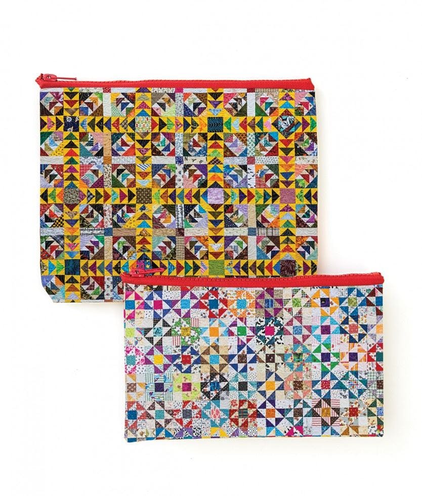 Addicted to Scraps - Eco Pouch Set by Bonnie Hunter - - Image 2