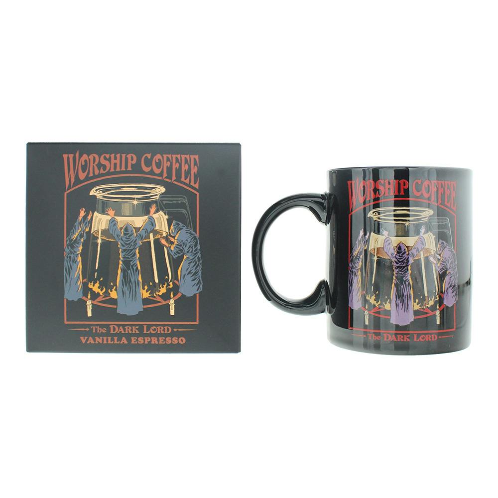 Steve Rhodes Vanilla Espresso Scented Candle 243g with Black Mug - Image 3