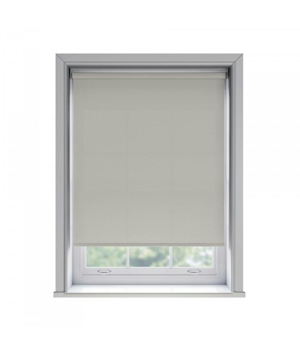 Rackhams Light No Drill Mink Thermal Blackout Roller Blind (170Cm Drop) - 85Cm
