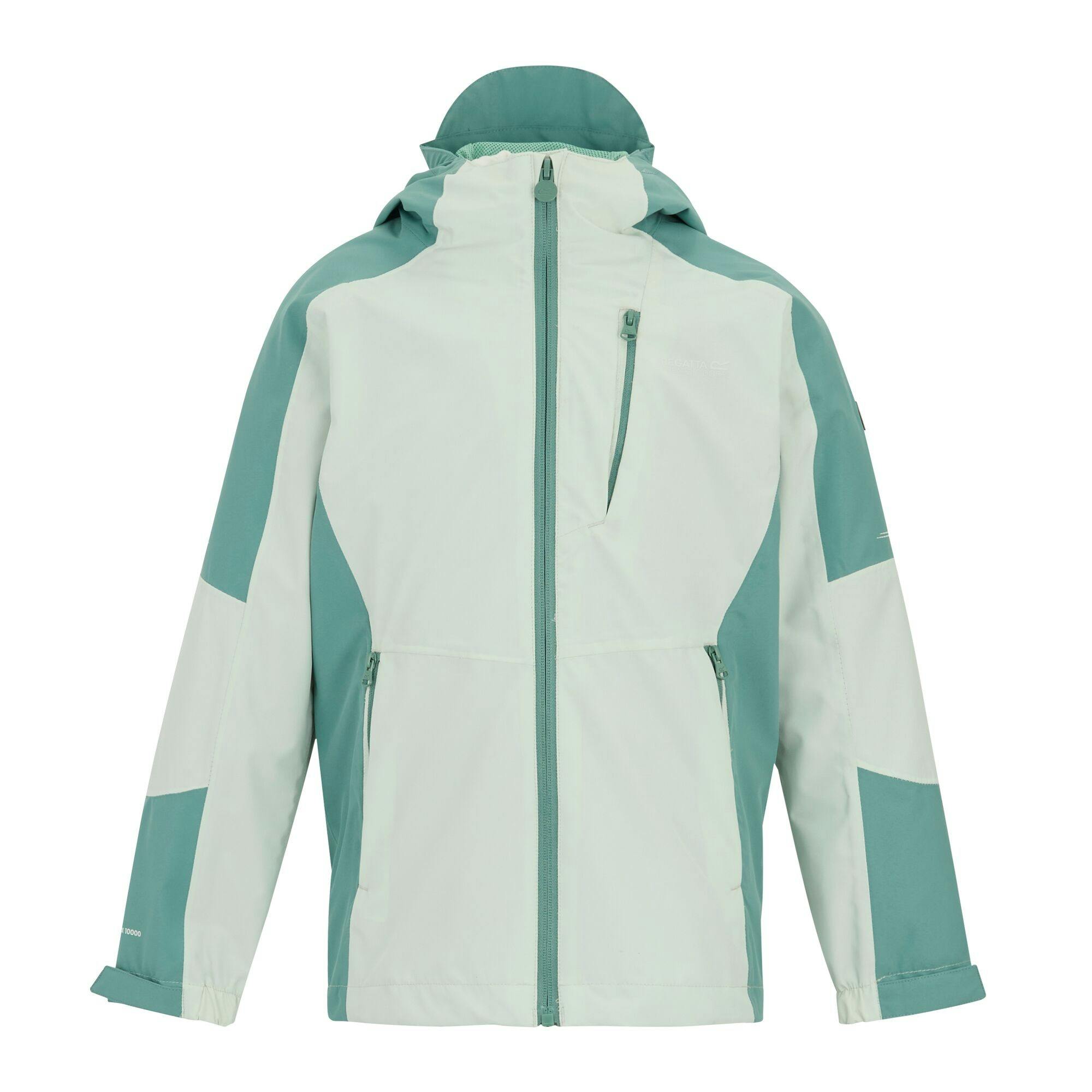 Regatta (13 Years, Ivy Moss/Ocean Mist) Childrens/Kids Calderdale Ii Waterproof Jacket - Image 2
