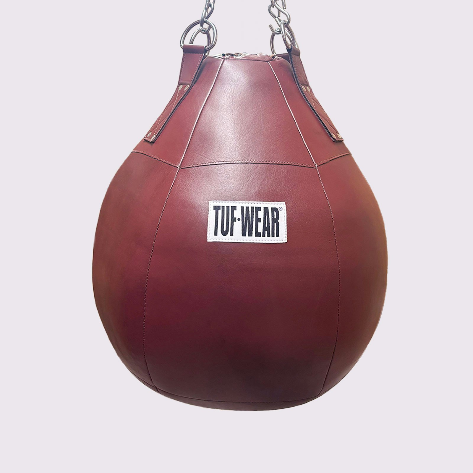 Tuf Wear Black Oxblood Leather Wrecking Ball (Large Maize Bag) - Oxblood - One Size