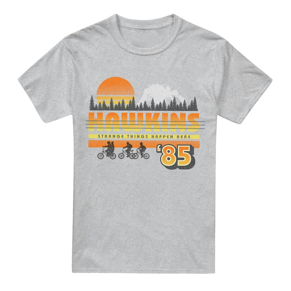 Stranger Things Men's Hawkins 85 Retro T-Shirt - Athletic Heather - 3XL - Athletic Heather