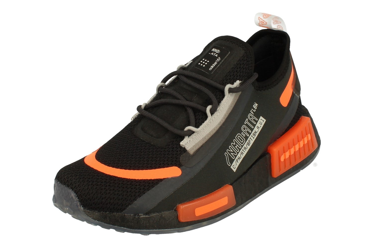 Adidas Men's Black/Orange/Grey Originals Nmd_r1 Spectoo Sneakers Gz9264 - Uk 5.5 | Us 6 | Eu 38 2/3