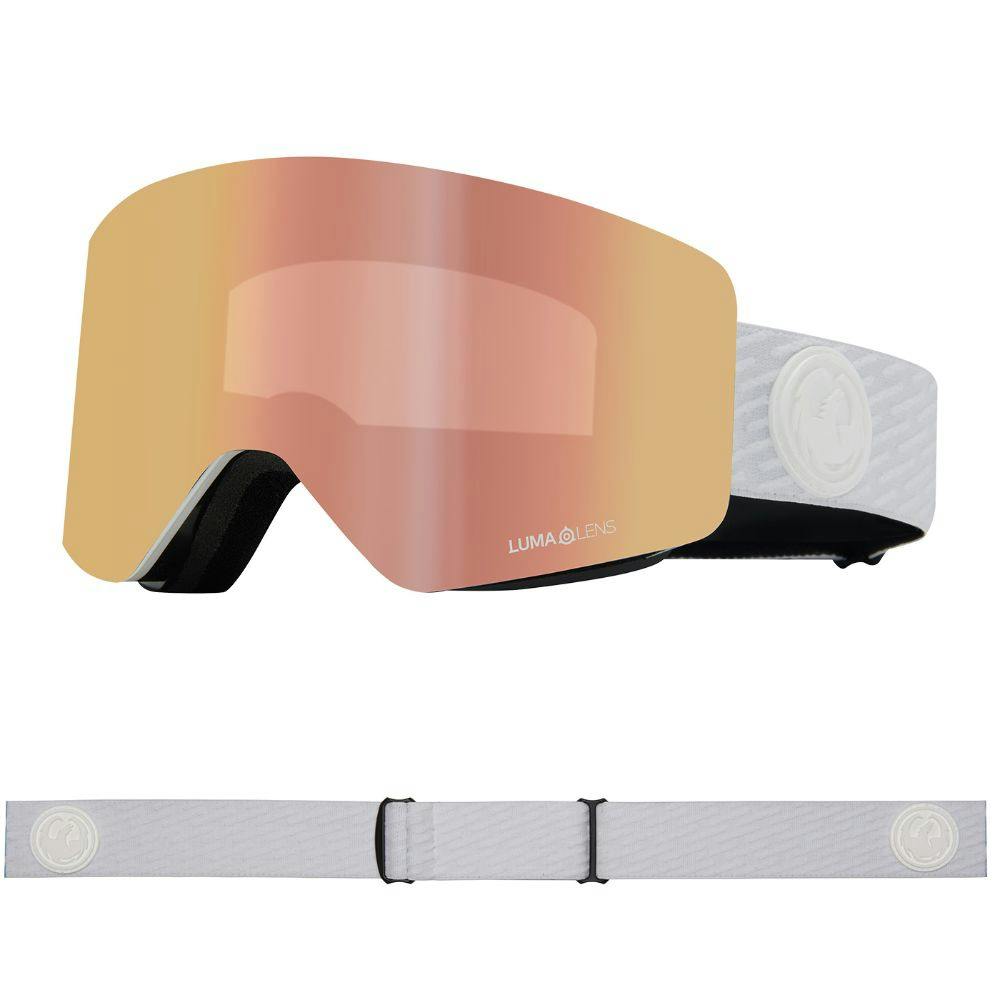 Dragon Gold/Amber R1 Otg - Alpina With Lumalens Rose Ionized & Lumalens Lens - Medium Fit