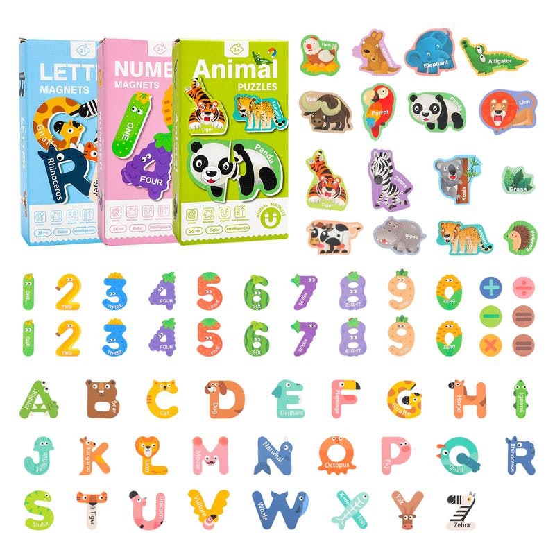 Deao Toys Early Kids Education Magnetic Sticker Set - Education Magnetic Sticker Set - 3+