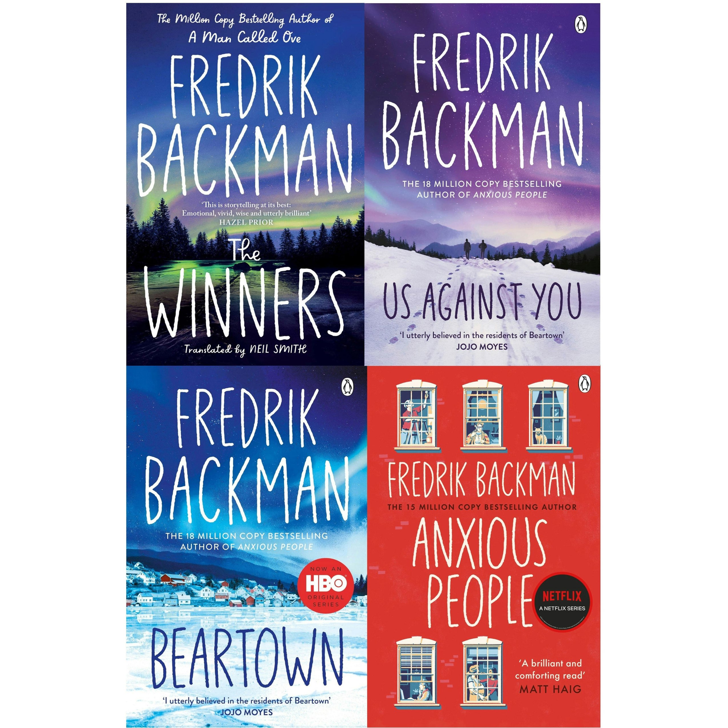 Fredrik Backman Unisex Beartown Collection 4 Books Set (The Winner, Us Against You, Beartown, Anxious People) - Image 15