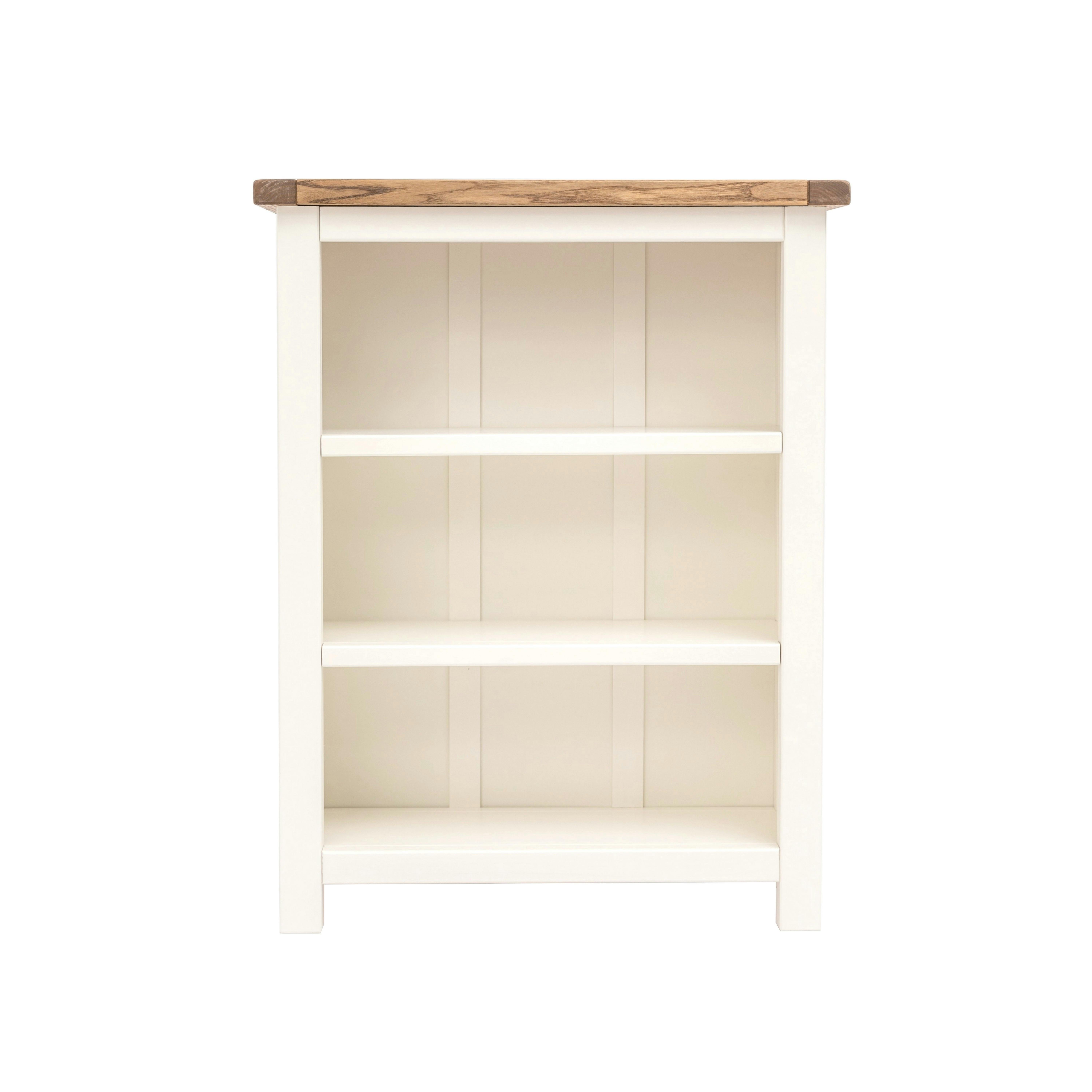 Rackhams White Bookcase 90X70x25cm - Off