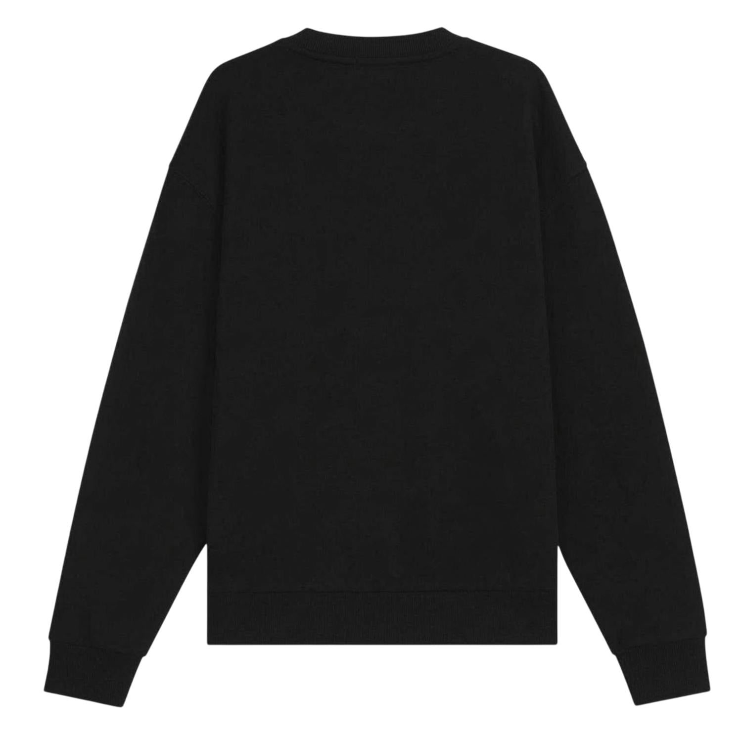 Hugo Men's Black Logo Drop Shoulder Regular Sweatshirt - L - 100% Cotton