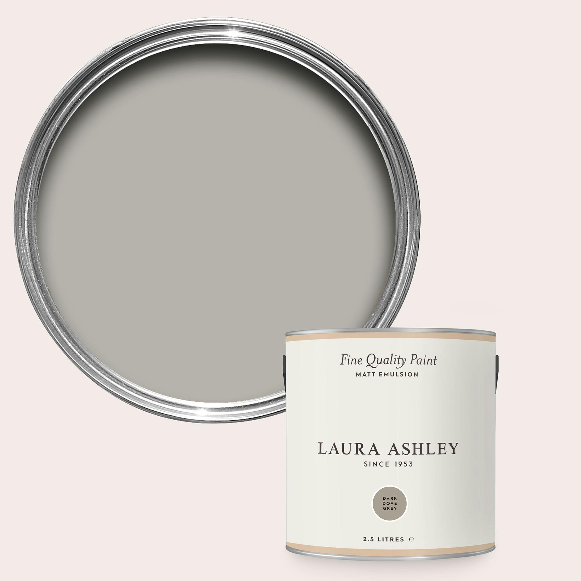 Rackhams Dark/Grey Dove Matt Emulsion 2.5L Paint - 2.5