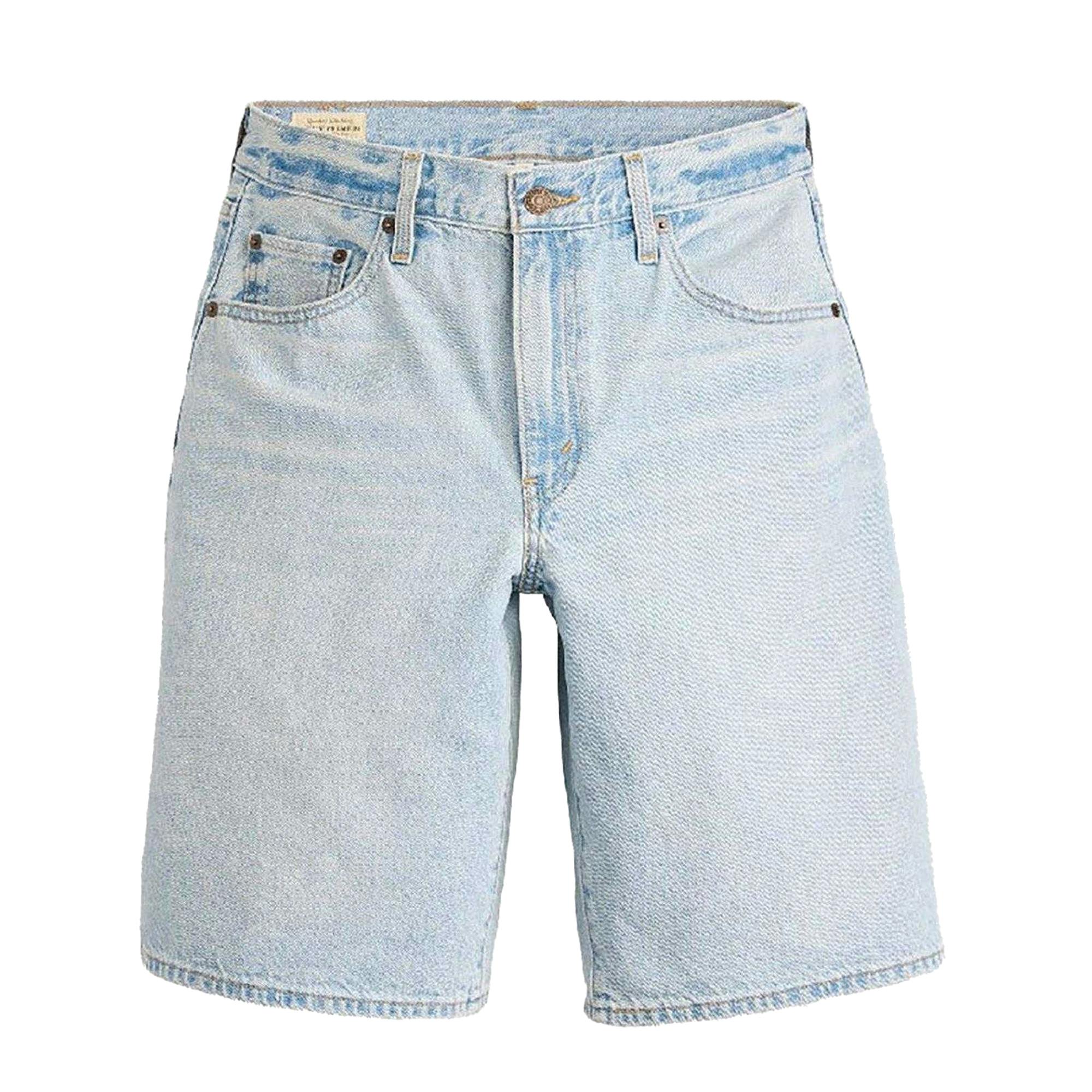 Levis Women's Baggy Shorts - Denim - 32R - Denim - 100% Mixed