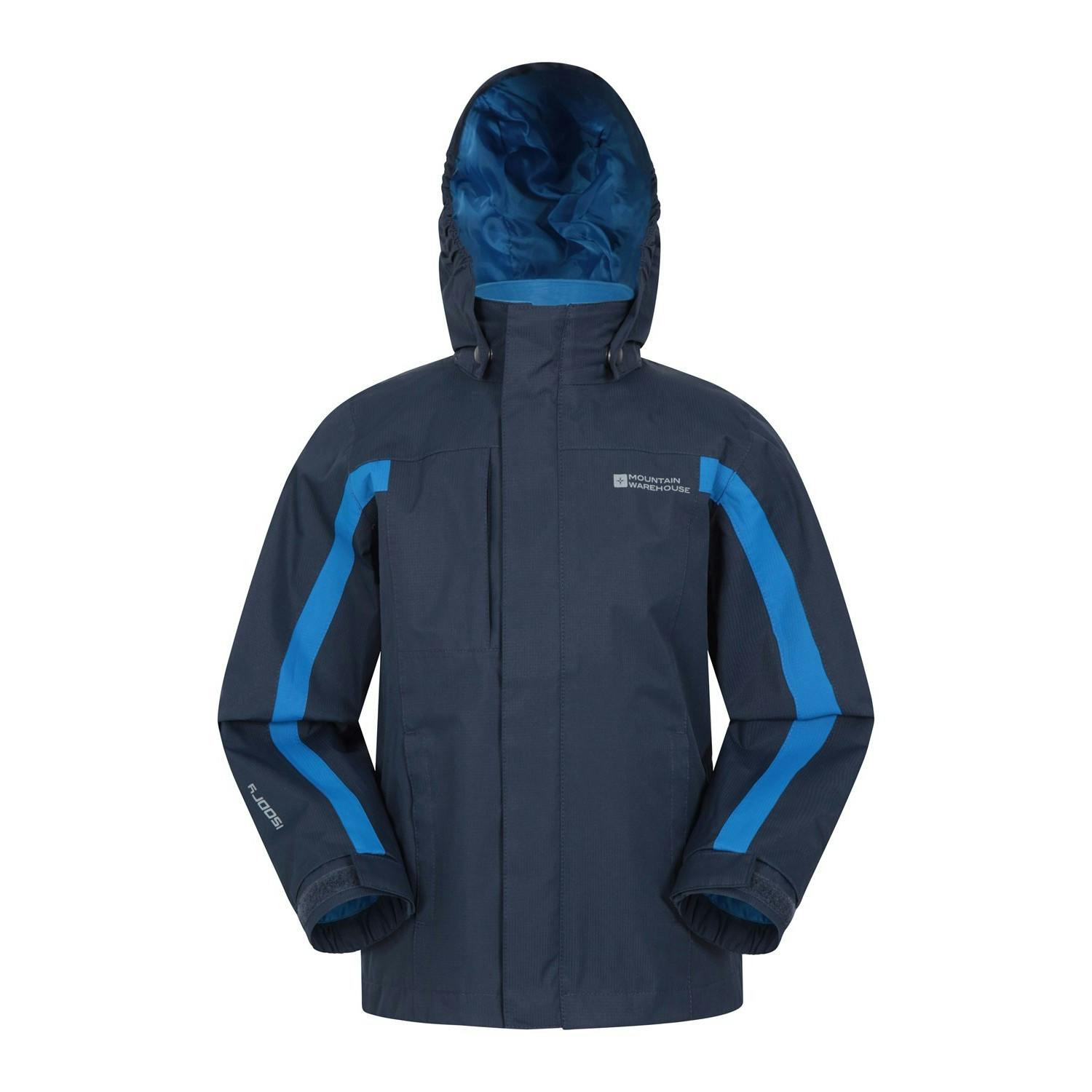 Mountain Warehouse Childrens/Kids Samson Ii Waterproof Jacket - Navy - 11-12 Years - Navy - 100% Polyester