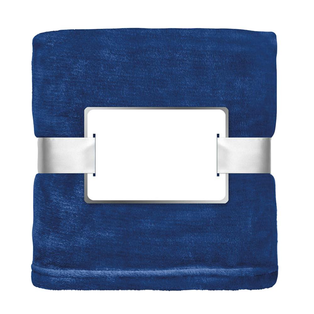 Midocean Blue Davos Flannel Blanket - One Size - 100% Mixed