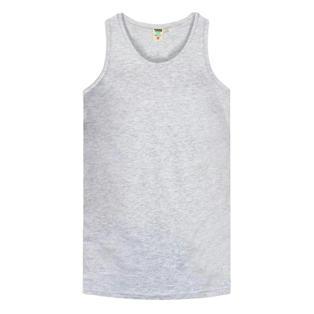 Duke Men's D555 Fabio Tank Top - Charcoal Melange - M - Charcoal Melange - 100% Cotton