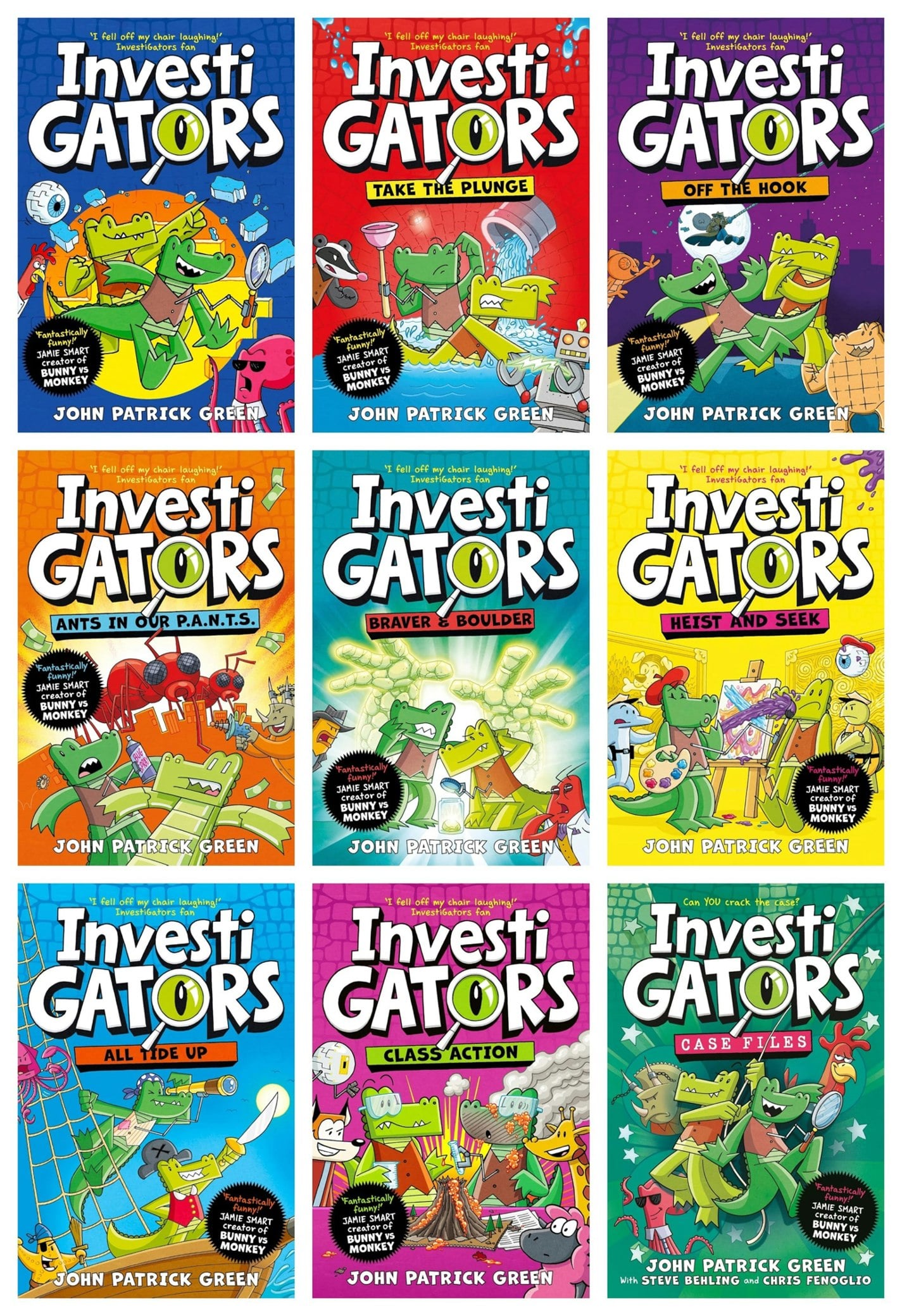 Various Publishers Green Investigators Series By John Patrick 9 Books Collection Set (Books 1-9)