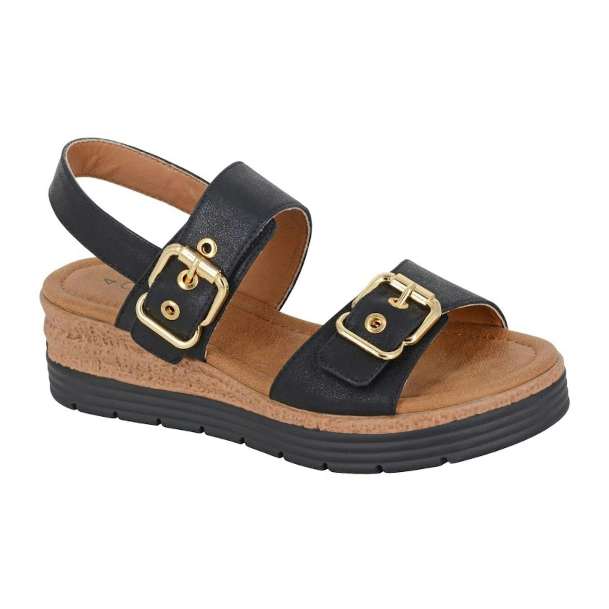 Cipriata Women's Black / Milia Sandals - 8 Uk - 100% Mixed