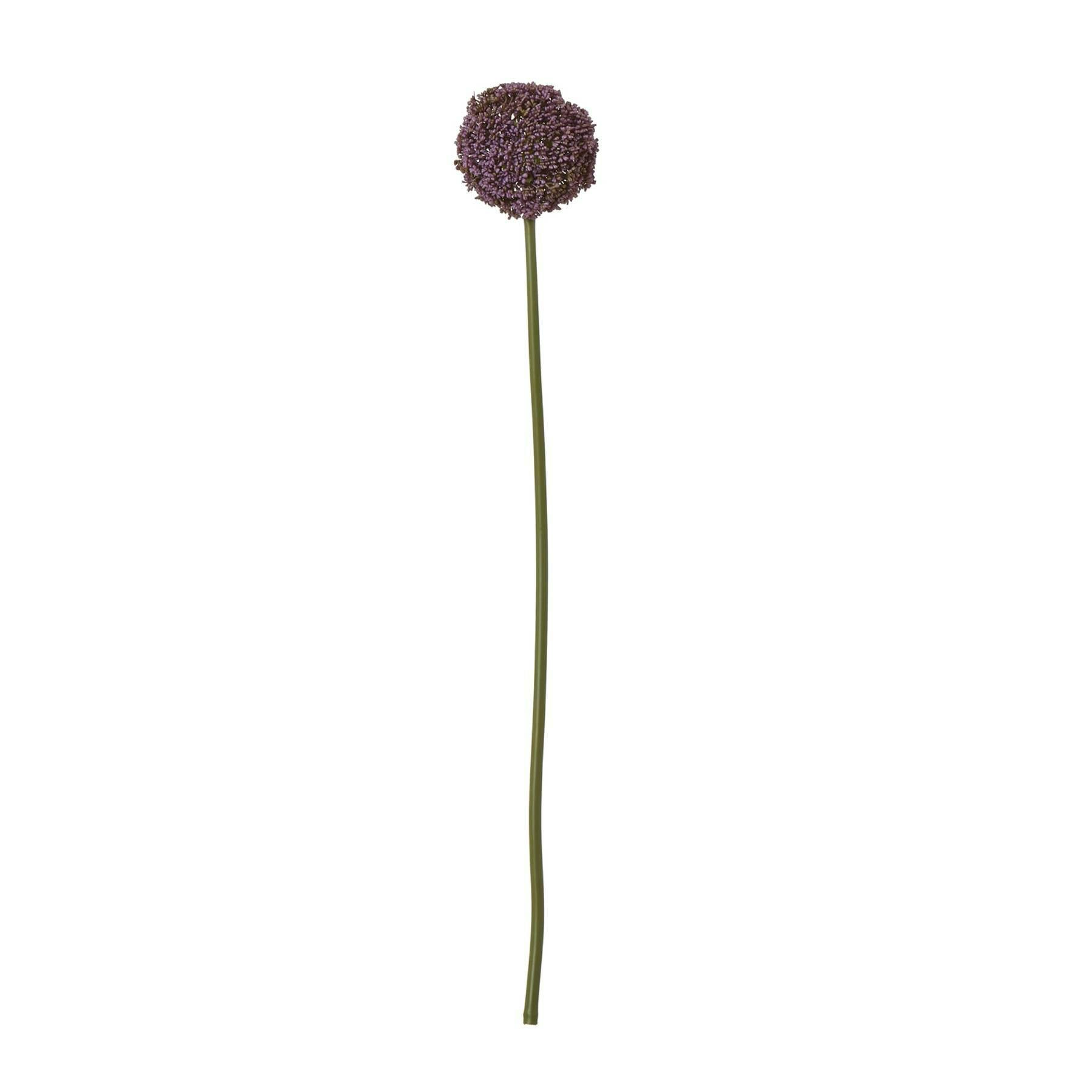 Hill Interiors Purple Allium Stem Artificial Plant - 75Cm - 100% Mixed
