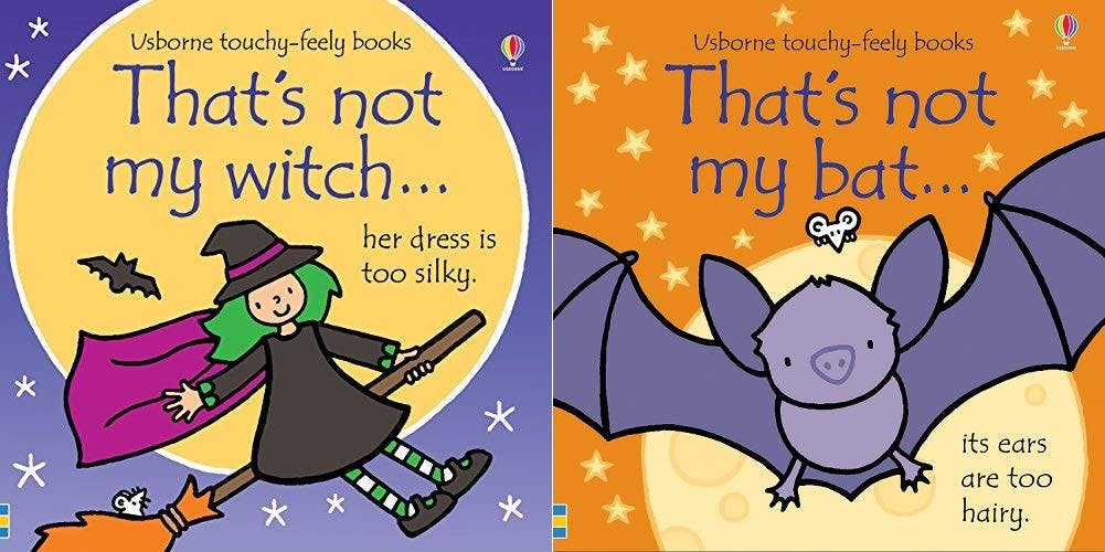 Various Publishers Purple That's Not My Witch And That's Not My Bat By Fiona Watt (Halloween 2 Books Collection Set)