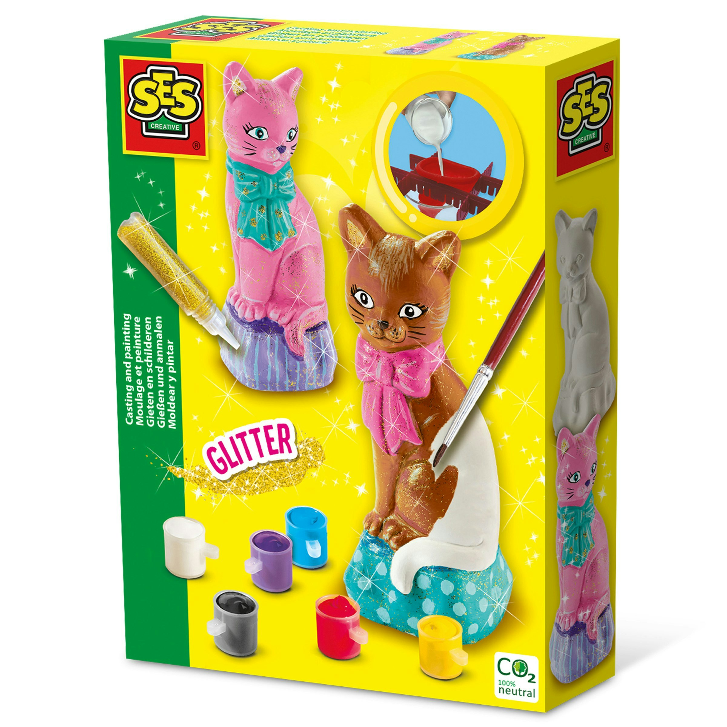 Ses Creative Gold Casting And Painting - Cat