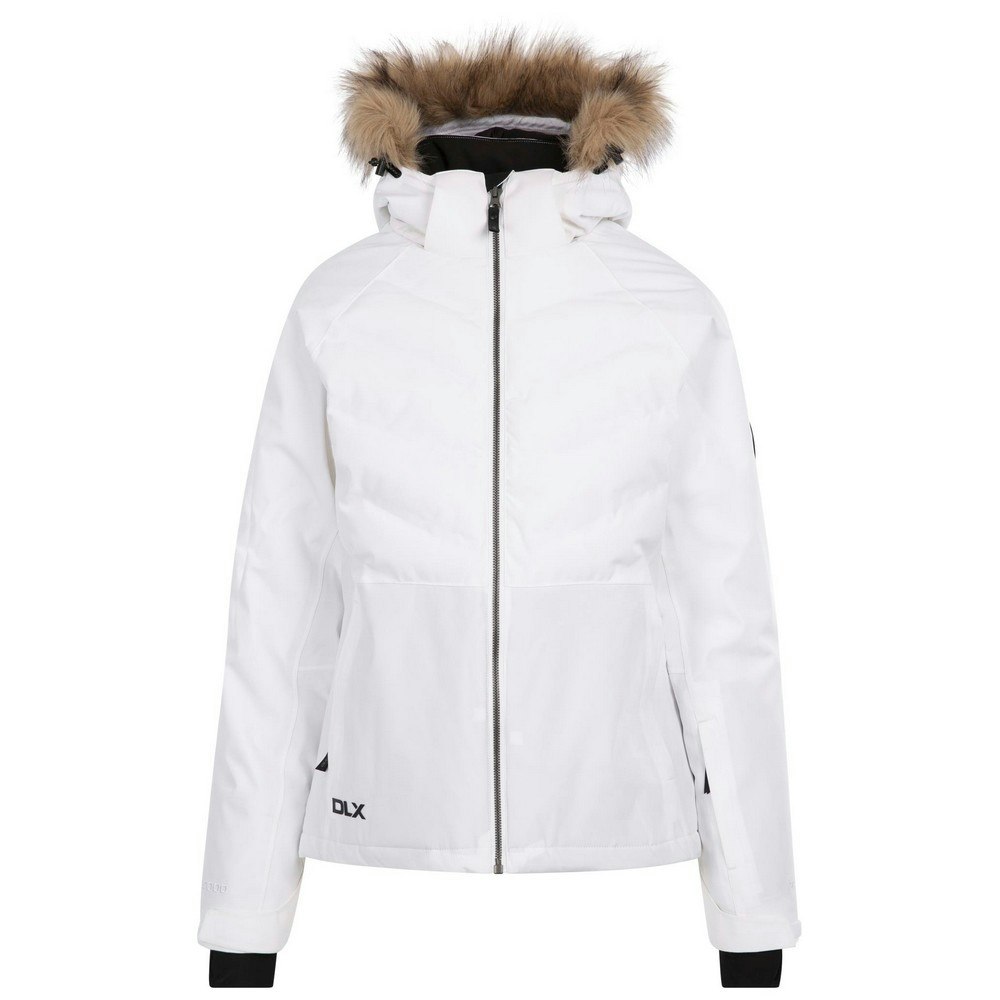 Trespass Women's White Gaynor Dlx Ski Jacket - Large