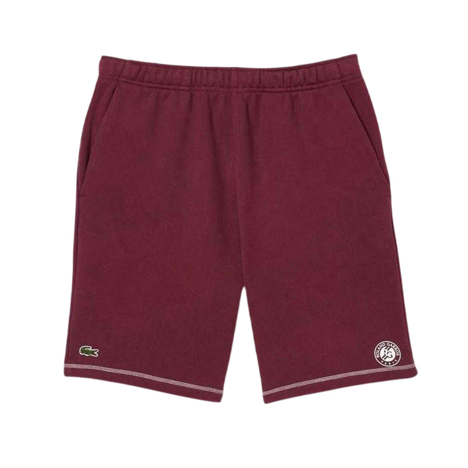 Lacoste Men's Red Roland Garros Edition Tennis Shorts - Xs - 100% Mixed